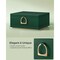 Jewelry Storage Box with Lid Hooks Tray Organizer Necklace Ring Earring Case